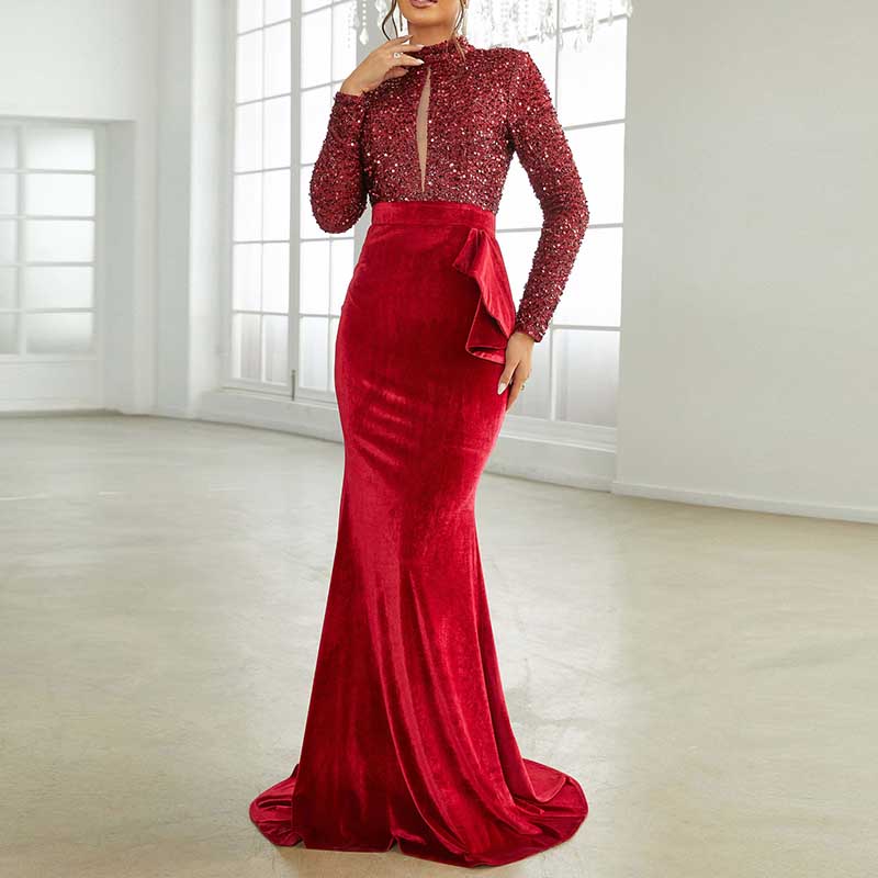 Women's New Year's Eve Party Dress Red Formal Dress Evening Gowns