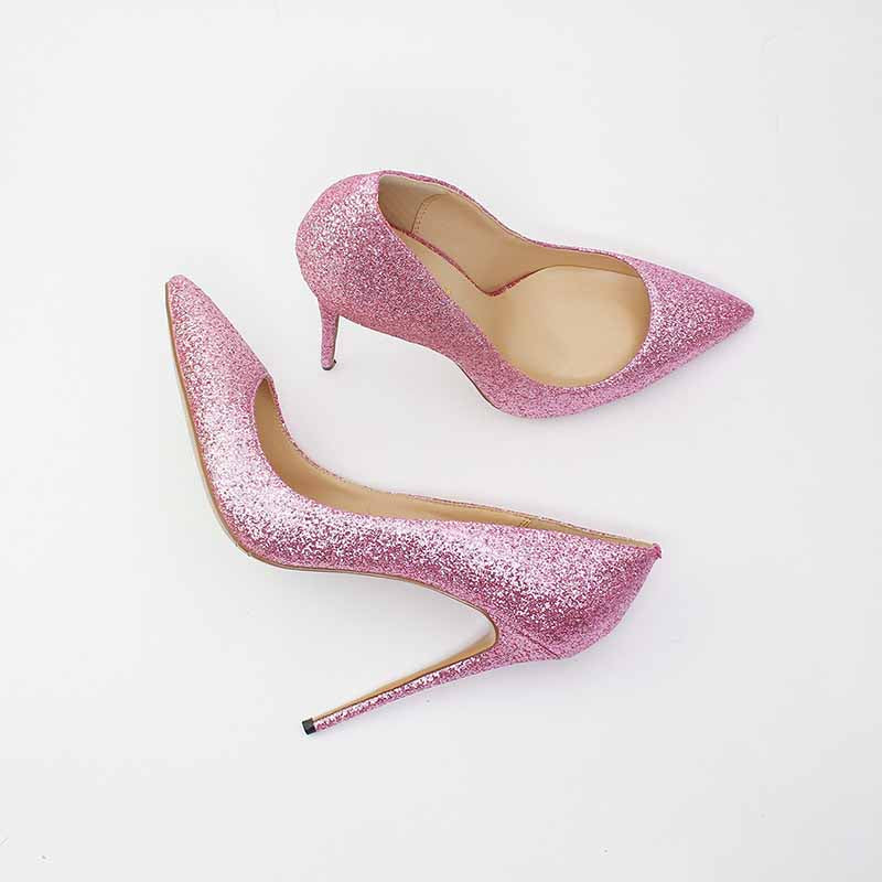 Shiny Glitter Prom Pumps | Women’s High Heel Party Shoes