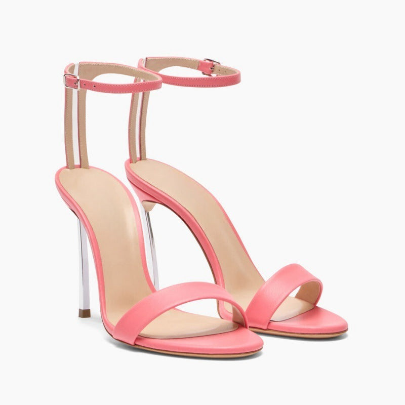 Women’s Ankle Strap Heeled Pumps & Stiletto Sandals – Elegant High Heel Shoes for Parties