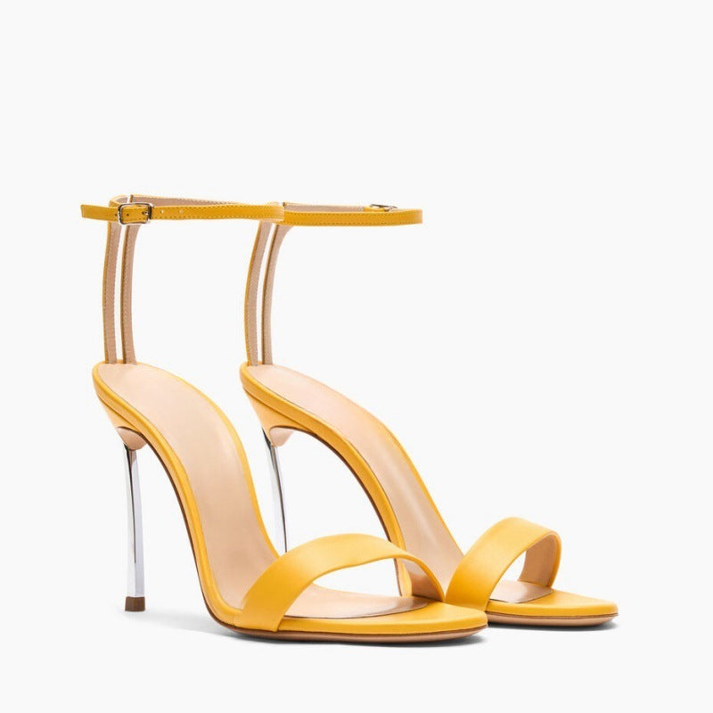 Women’s Ankle Strap Heeled Pumps & Stiletto Sandals – Elegant High Heel Shoes for Parties