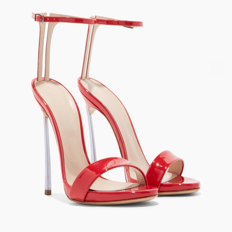 Women’s Ankle Strap Heeled Pumps & Stiletto Sandals – Elegant High Heel Shoes for Parties
