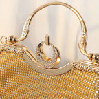 Beaded Party Cocktail Clutch Bag – Women’s Wedding Prom Ball Handbag with Buckle Closure