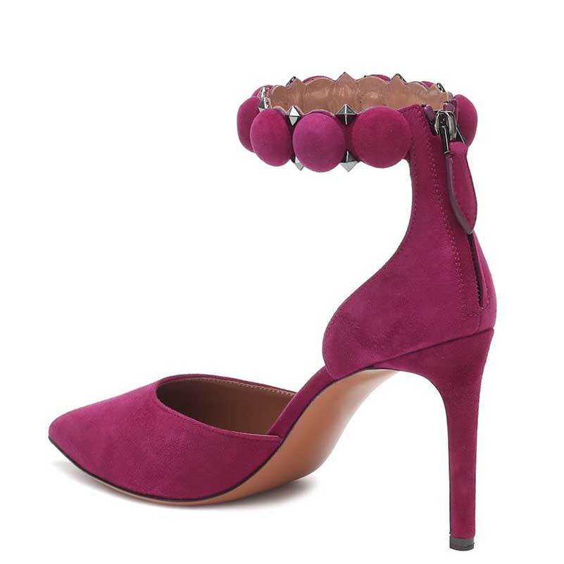 Studded Point Toe Stiletto Pumps | Women’s High Heel Shoes