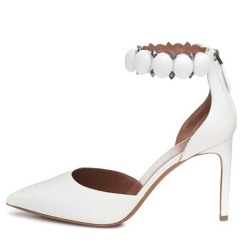 Studded Point Toe Stiletto Pumps | Women’s High Heel Shoes