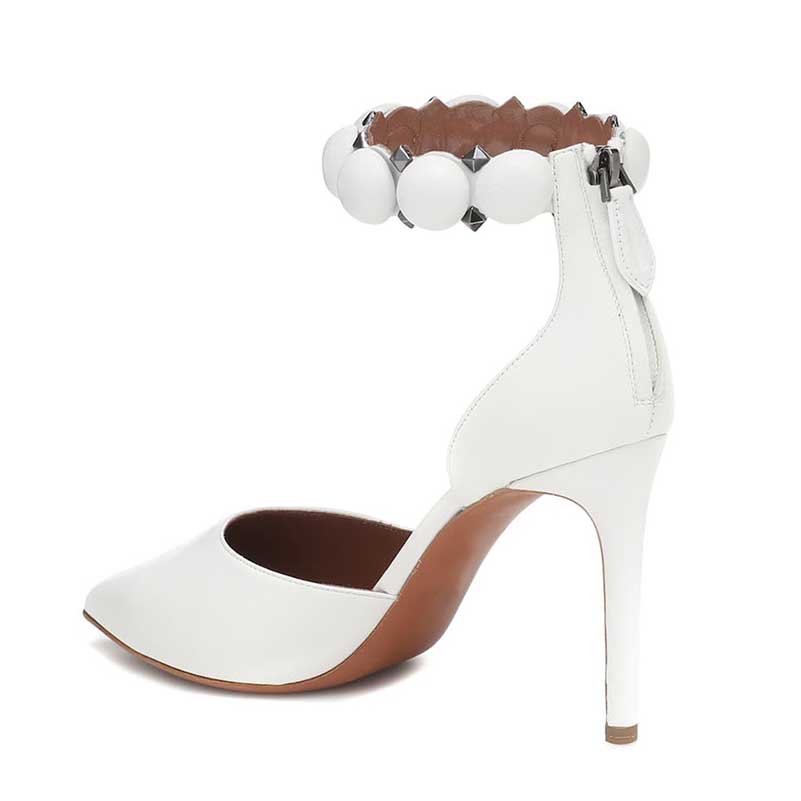 Studded Point Toe Stiletto Pumps | Women’s High Heel Shoes