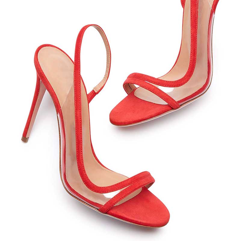 Side Strap Stiletto Heel Sandals | High Heels Dress Shoes for Women
