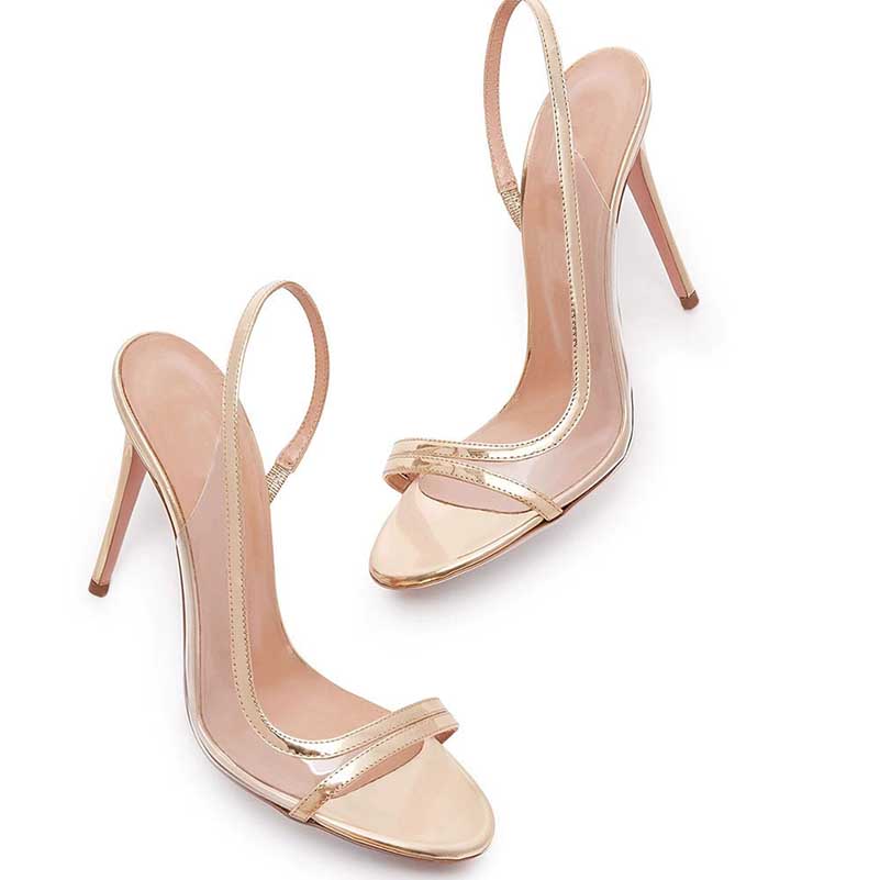 Side Strap Stiletto Heel Sandals | High Heels Dress Shoes for Women