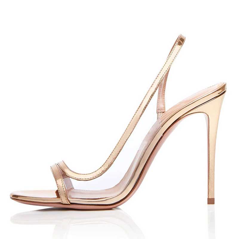 Side Strap Stiletto Heel Sandals | High Heels Dress Shoes for Women