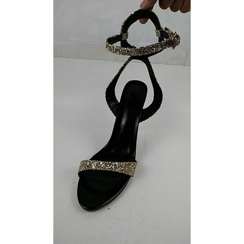 Women's Sparkle High Heels Ankle Straps Pump