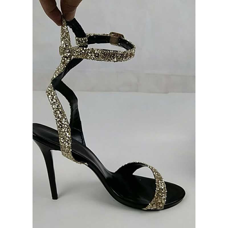 Women's Sparkle High Heels Ankle Straps Pump