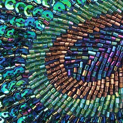 Vintage Beaded Evening Clutch Purse – Wedding Party Prom Ball Handbag with Buckle Closure