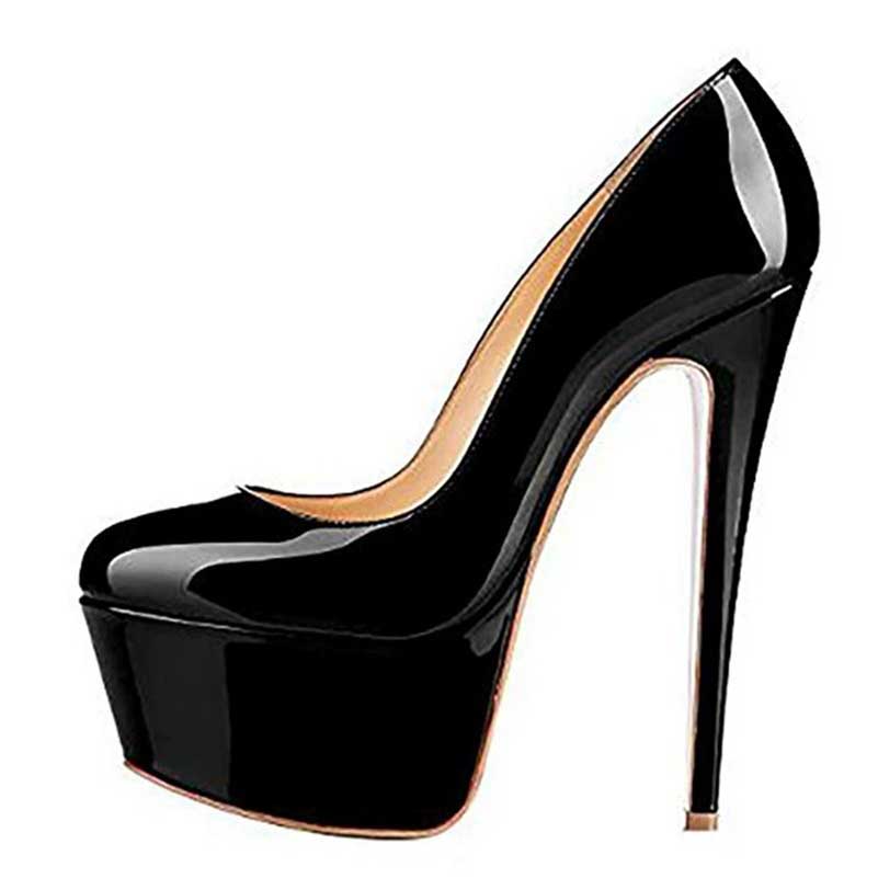 Platform Stiletto Slip-On Pumps | Women’s Closed Toe High Heels
