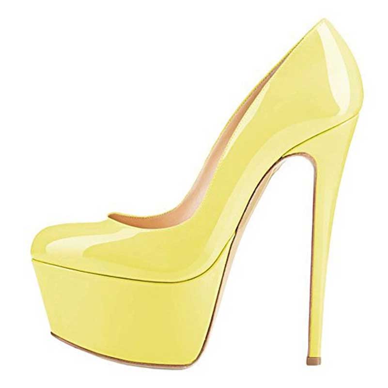 Platform Stiletto Slip-On Pumps | Women’s Closed Toe High Heels