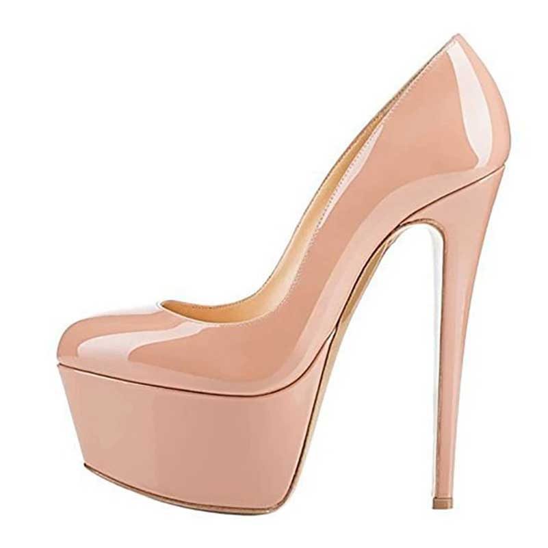 Platform Stiletto Slip-On Pumps | Women’s Closed Toe High Heels