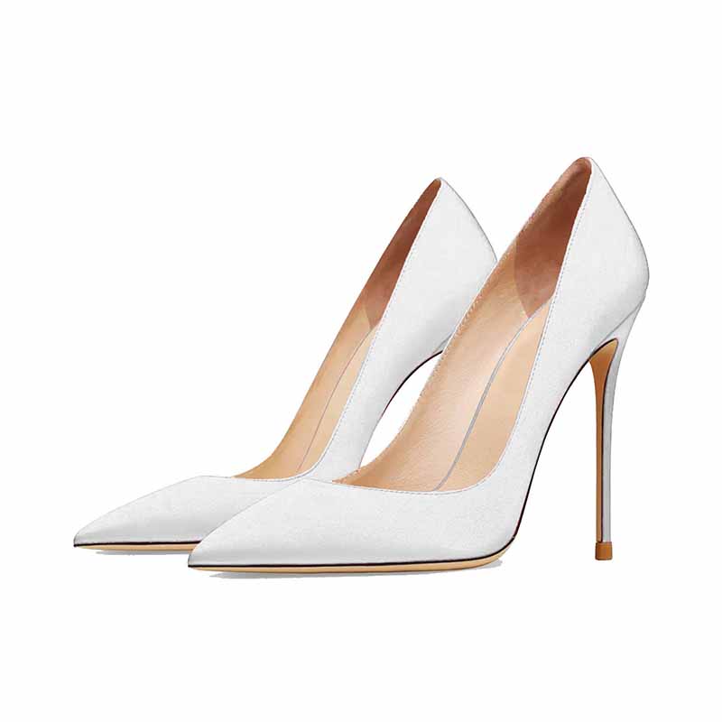 Point Toe High Heel Satin Pumps for Prom | Elegant Women’s Evening Shoes