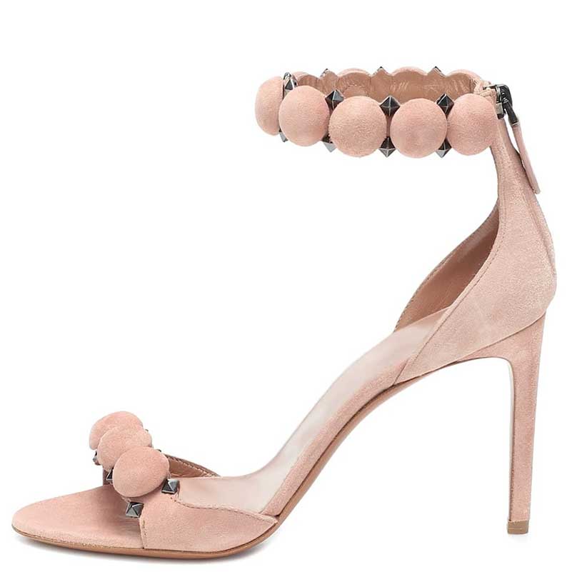 Rivet Stiletto Heel Sandals | Women’s Edgy High Heel Sandals