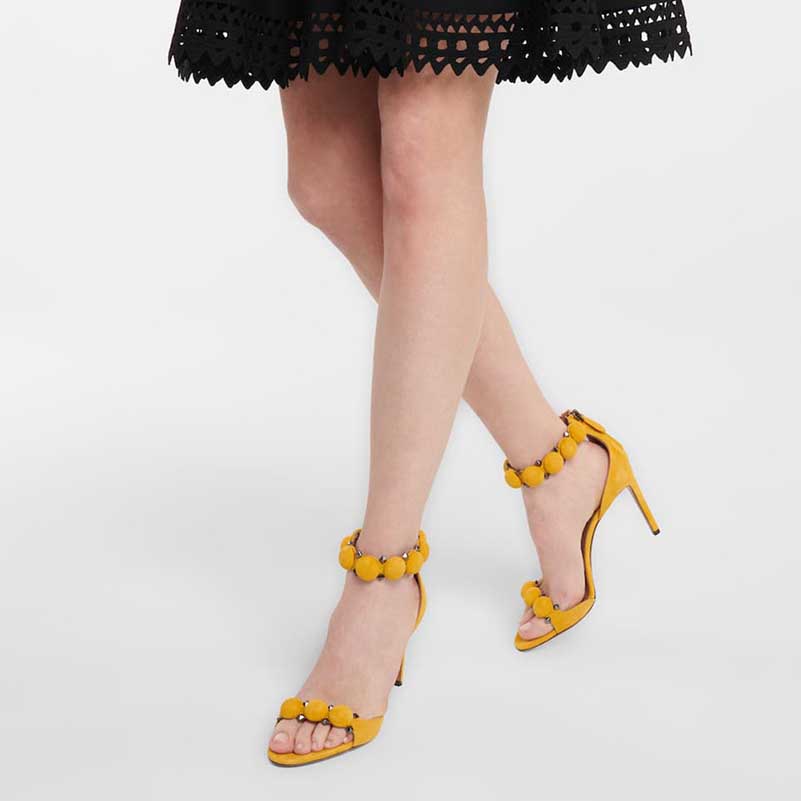 Rivet Stiletto Heel Sandals | Women’s Edgy High Heel Sandals