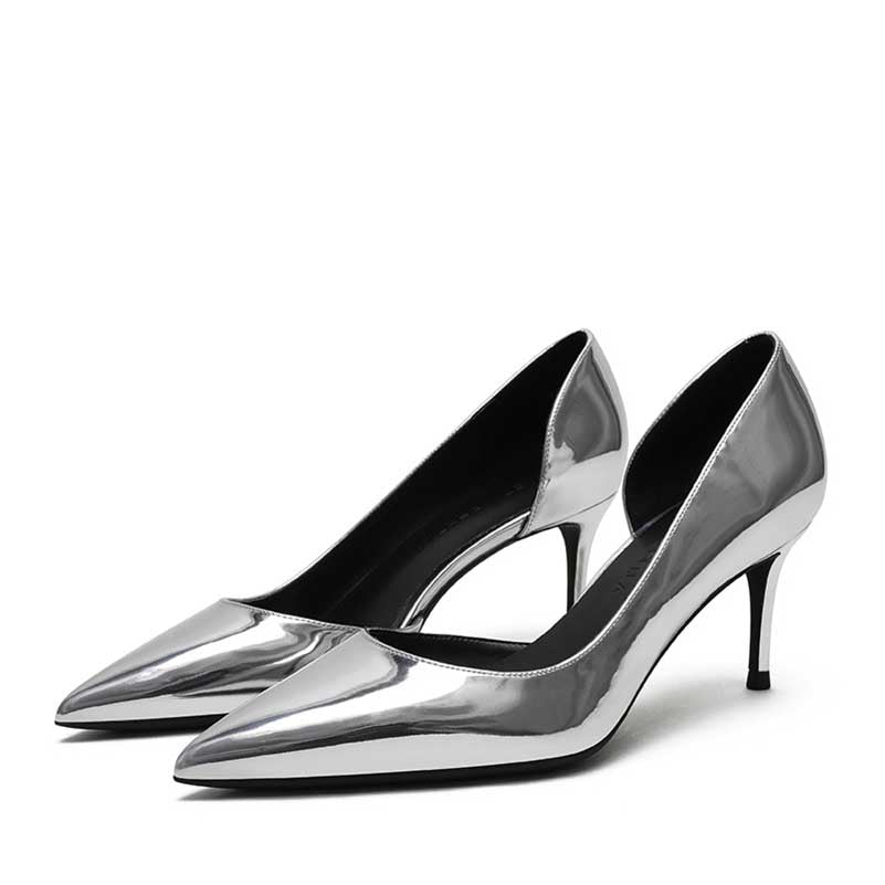 Women's Patent Leather Party Heels - Elegant 2.36" Heel Style