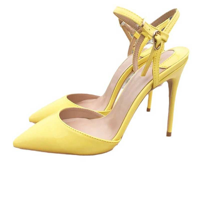 Womens High Heels Pointed Toe Singback Dress Shoes